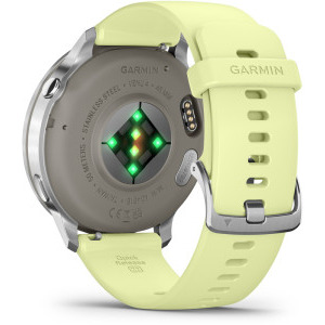 Garmin Venu 4, 45mm AMOLED curea silicon Silver/Citron