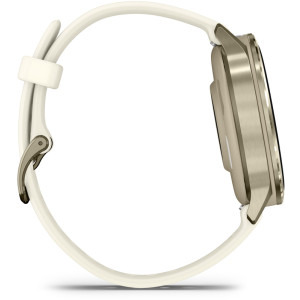 Garmin Venu 4, 41mm AMOLED curea silicon Lunar Gold/Bone