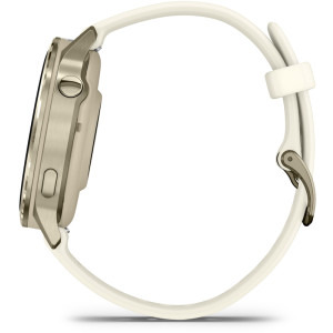 Garmin Venu 4, 41mm AMOLED curea silicon Lunar Gold/Bone