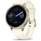 SmartWatch Garmin Venu 4, 41mm AMOLED curea silicon Lunar Gold/Bone
