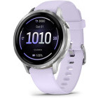 SmartWatch Garmin Venu 4, 41mm AMOLED curea silicon Silver/Periwinkle