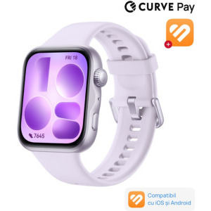 Huawei Watch Fit 5, Purple cu Purple Fluoroelastomer Strap + 1 Month Health+