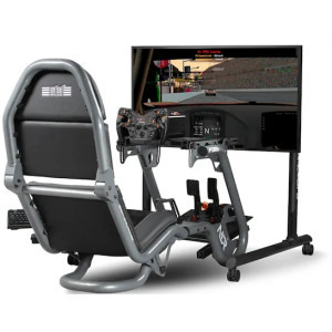 Next Level Racing Round Tube Free Standing Single Monitor stand