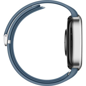 Huawei Watch D2, Silver aluminum curea Blue Composite Leather
