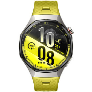 Huawei Watch GT 7 Pro, 46mm Titanium Alloy curea Yellow Fluoroelastomer
