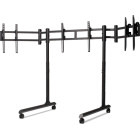 Suport TV / Monitor Next Level Racing Round Tube Free Standing Triple Monitor stand