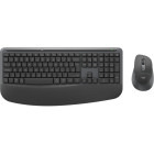 Kit periferice Logitech Signature Comfort Plus MK880 For Business, Bluetooth, Graphite
