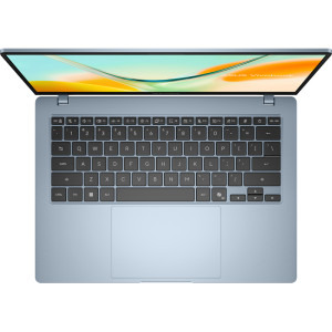 ASUS 14'' Vivobook S14 S5408QA, WUXGA, Procesor Qualcomm Snapdragon X X1-26-101, 8GB LPDDR5X, 256GB SSD, Qualcomm Adreno, Win 11 Home, Light Blue