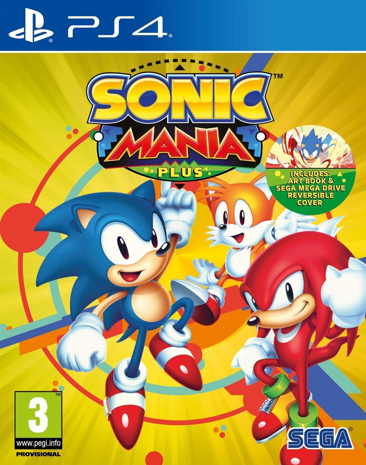 Joc Sega SONIC MANIA PLUS - PS4 - PlayStation 4