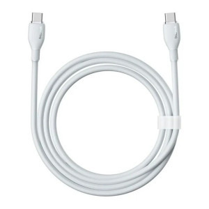 Baseus Pudding, USB-C Male la USB-C Male, 100W, 1.2 m, White