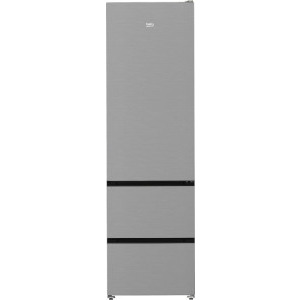Combina frigorifica Beko B3RGNA354HXB1, 351 L, Clasa E, No Frost, HarvestFresh, AeroFlow, Control electronic, 203 cm, Inox