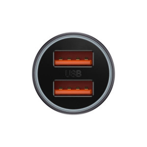 Baseus Golden Contactor Max, 2x USB, Quick Charge 60W, Grey