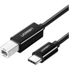 Cablu periferice Ugreen USB-C 2.0 Male la USB tip B 2.0 Male, 2 m, Negru