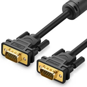 Cablu video Ugreen VG101 VGA Male - VGA Male, 3 m, Negru