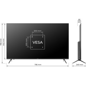 KIVI Smart TV 50U760QB Seria U760QB 126cm negru 4K UHD HDR