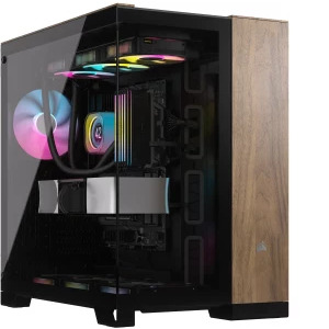 Corsair 6500X Walnut Wood