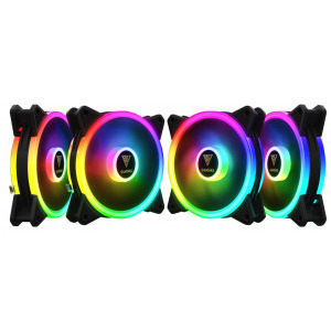 Gamdias AEOLUS M2 1204R RGB 120mm 4 Fan Pack