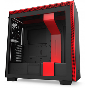NZXT H710 Matte Black/Red