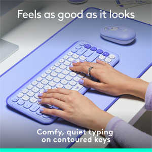 Logitech Pop Icon Keys, Bluetooth, Lilac