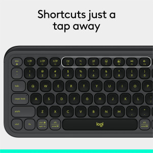 Logitech Pop Icon Keys, Bluetooth, Graphite