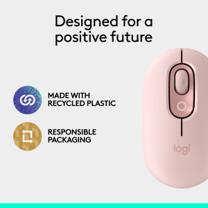 Logitech POP Mouse, Bluetooth, Rose