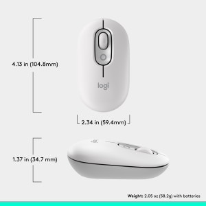Logitech POP Mouse, Bluetooth, Off-White