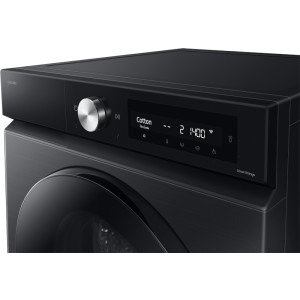 Samsung WD90DB7B85GBU4, Bespoke AI, Spalare 9 kg, Uscare 6 kg, 1400 RPM, Clasa D, Digital Inverter, SpaceMax, AI EcoBubble, AI Wash, AI Energy, QuickDrive, Hygiene Steam, Air Wash, Dozare automata detergent, Negru