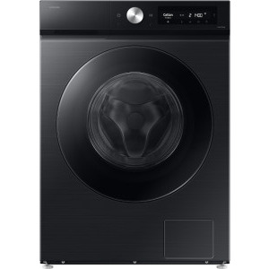 Masina de spalat rufe cu uscator Samsung WD90DB7B85GBU4, Bespoke AI, Spalare 9 kg, Uscare 6 kg, 1400 RPM, Clasa D, Digital Inverter, SpaceMax, AI EcoBubble, AI Wash, AI Energy, QuickDrive, Hygiene Steam, Air Wash, Dozare automata detergent, Negru