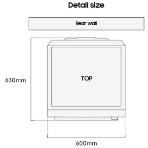 Samsung WD90DB7B85GBU4, Bespoke AI, Spalare 9 kg, Uscare 6 kg, 1400 RPM, Clasa D, Digital Inverter, SpaceMax, AI EcoBubble, AI Wash, AI Energy, QuickDrive, Hygiene Steam, Air Wash, Dozare automata detergent, Negru