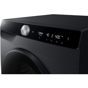 Samsung WD90DG6B85BBU4, Spalare 9 kg, Uscare 6 kg, 1400 RPM, Clasa D, Digital Inverter, AI EcoBubble, AI Wash, AI Energy, QuickDrive, Hygiene Steam, Air Wash, Dozare automata detergent, Negru