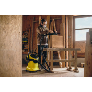 Karcher WD 6 P V-25/8/22/T, cu sac, 1300W, 25L, Galben/Negru
