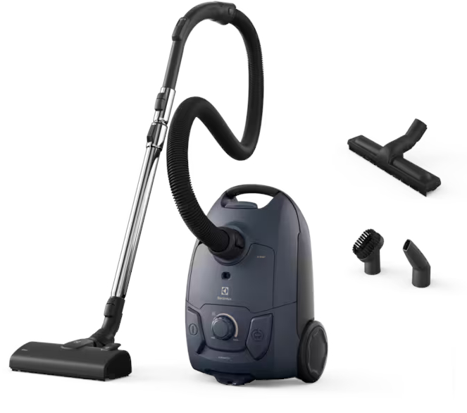 Aspirator Electrolux Seria 500 EB51C2DB, cu sac, 750W, 3L, Albastru/Negru