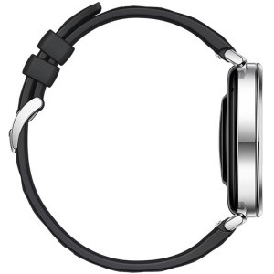 Huawei Watch GT 5, 41mm Tarnish Stainless Steel, curea Black Fluoroelastomer