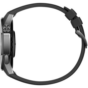 Huawei Watch GT 5 Pro, 46mm Tarnish Titanium, curea Black Fluoroelastomer