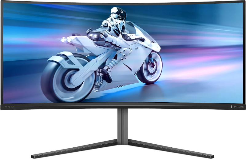 Monitor LED Philips Gaming Evnia 34M2C6500 Curbat 34 inch UWQHD QD-OLED 0.03 ms 175 Hz HDR