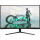 Monitor LED Philips Gaming 32M2C3500L Curbat 31.5 inch QHD VA 0.5 ms 180 Hz HDR FreeSync Premium