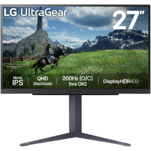 Monitor LED LG Gaming UltraGear 27GS85Q-B 27 inch QHD IPS 1 ms 200