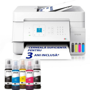 Epson EcoTank L5396, InkJet CISS, Color, Format A4, Retea, Wi-Fi, Fax