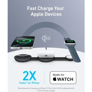 Anker MagGo B25M8H11, MagSafe 15 W, Black