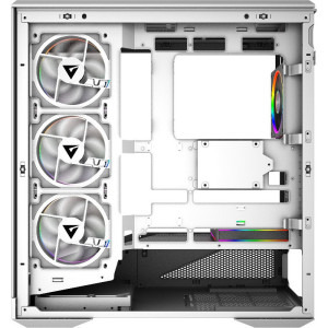 Gaming GREUCEANU Prime Alb, AMD Ryzen 7 9800X3D 4.7GHz, 32GB DDR5, 500GB SSD + 2TB SSD, RX 9070 XT 16GB GDDR6, Iluminare RGB, Windows 11 Home (Game Ready)