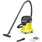 Aspirator Karcher KWD 3 V-17/4/20/F, cu sac, 1000W, 17L, Galben/Negru