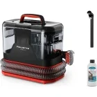 Aspirator Rowenta Clean It IN5012F0, cu spalare, 400W, 1.5L, Negru/Rosu