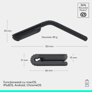 Logitech Mobi Fold Wireless Graphite