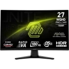 Monitor LED MSI Gaming MAG 274CQF Curbat 27 inch QHD VA 0.5 ms 180 Hz HDR