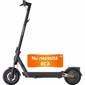 Xiaomi Trotineta electrica Scooter 5 Pro, Putere 400 W, Autonomie 60 km, Viteza max 25 km/h, Greutate max 120 kg, Roti 10 inch, Negru