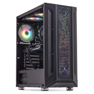 PC Gaming BALAUR Pro Advanced Edition, Intel i5-14400F 2.5GHz, 32GB DDR5, 1TB SSD, RX 9060 XT 16GB GDDR6, Iluminare RGB