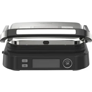 Morphy Richards Gratar electric MGS1001, 1800W, Negru/Argintiu