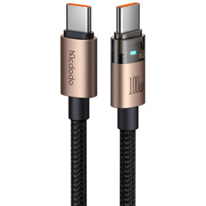 Mcdodo USB-C Male la USB-C Male, 100W, 1.2m,  Desert Gold