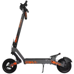 KuKirin Trotineta electrica G2, Putere 800 W, Autonomie 55 km, Viteza max 45 km/h, Greutate max 120 kg, Roti 10 inch, Negru