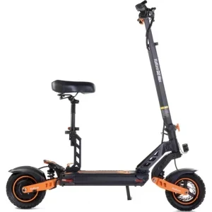 KuKirin Trotineta electrica G2 Max, Putere 1000 W, Autonomie 80 km, Viteza max 55 km/h, Greutate max 120 kg, Roti 10 inch, Negru